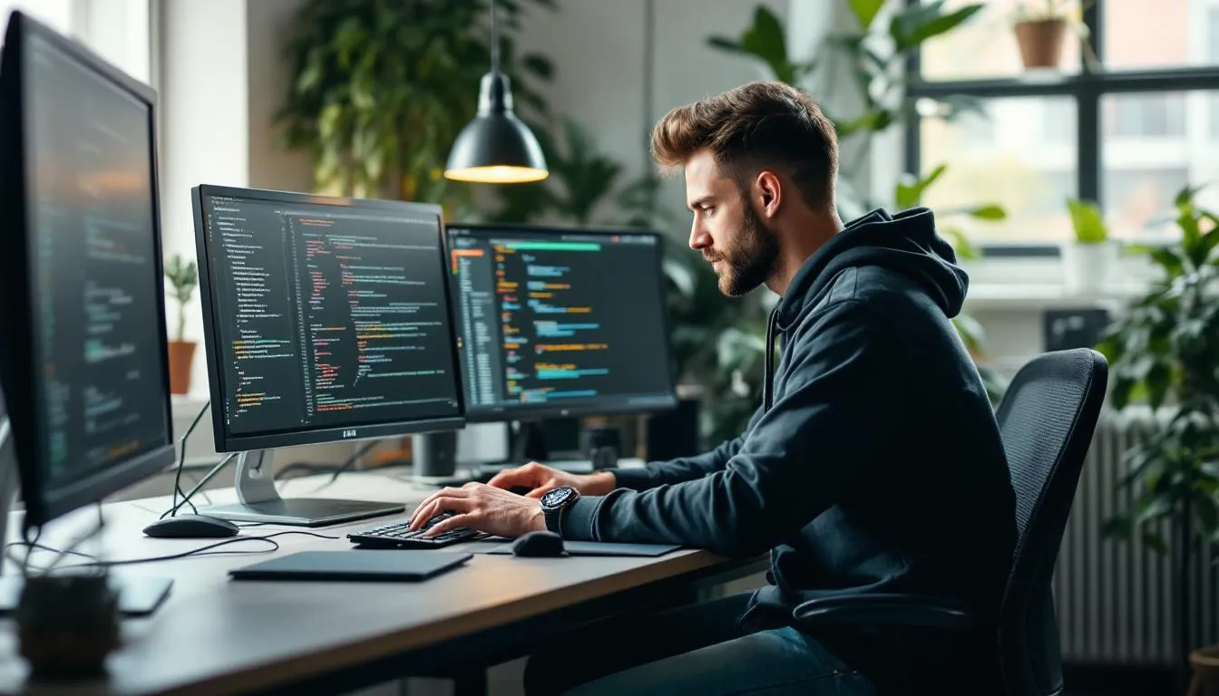 Editorial photograph representing the concept of software testing