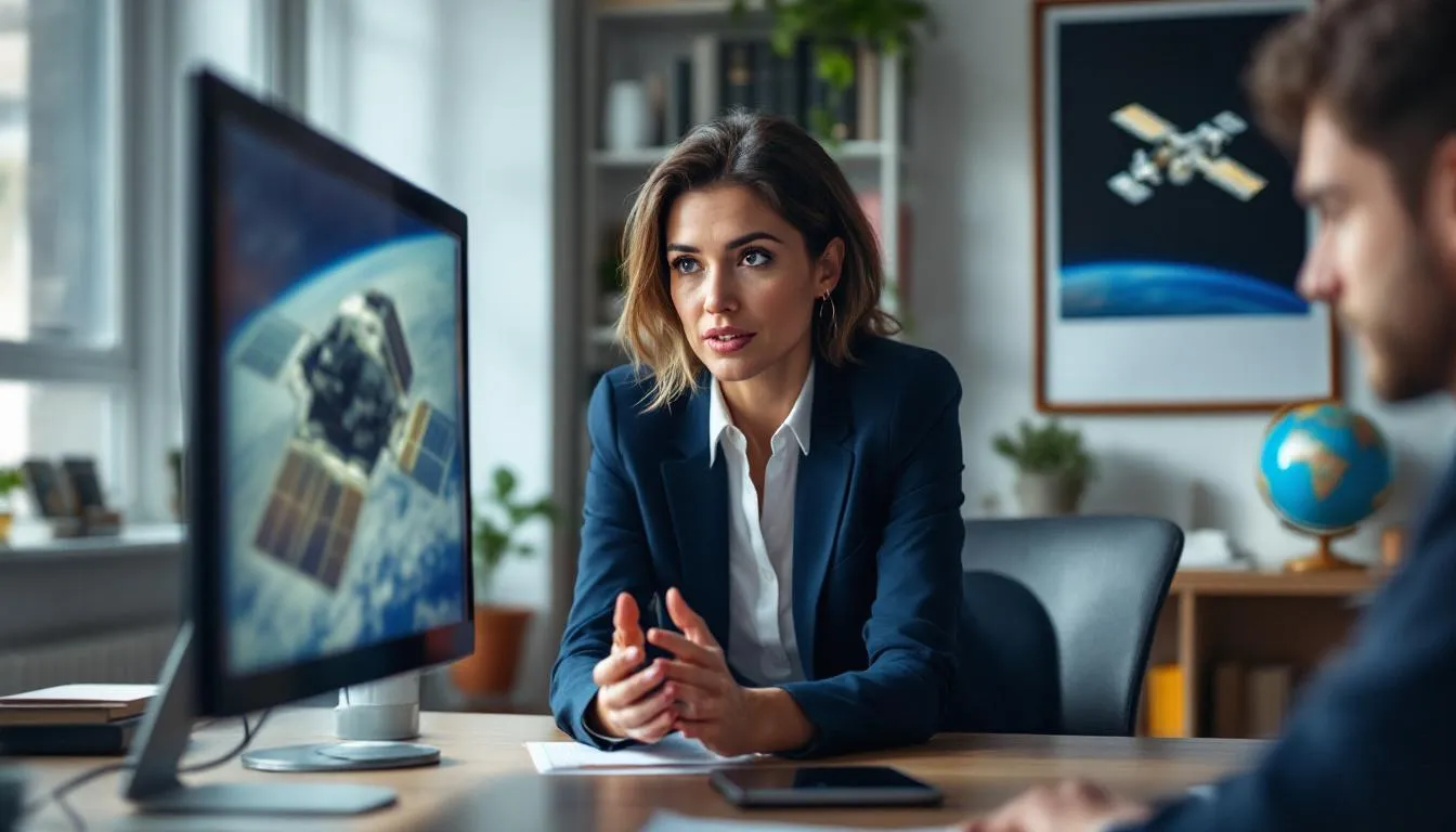 Editorial photograph representing the concept of space law