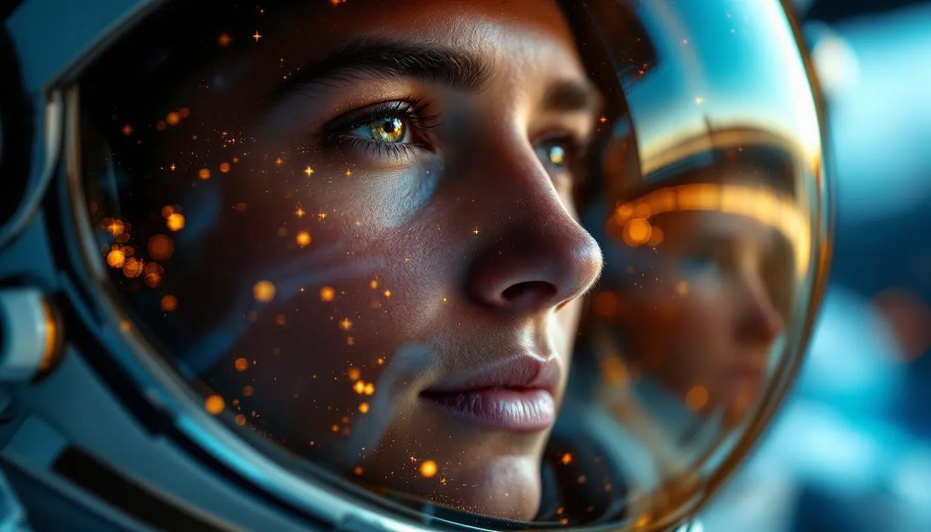 Editorial photograph representing the concept of space science