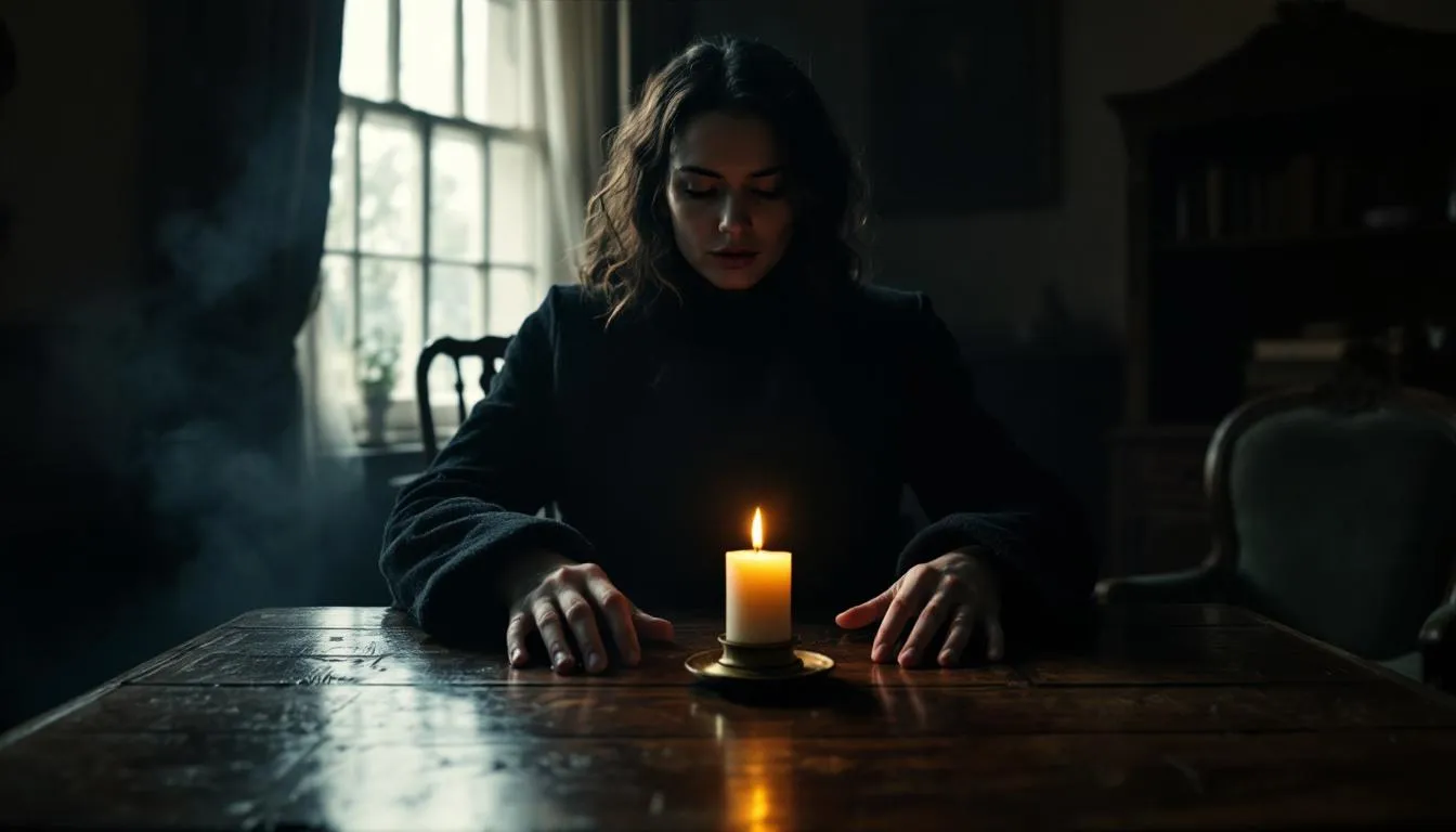 Editorial photograph representing the concept of spiritualism