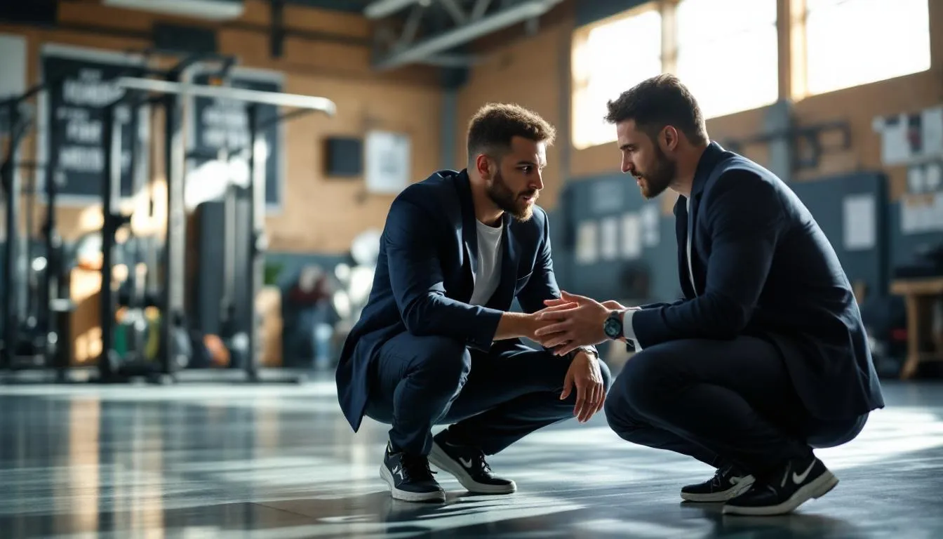 Editorial photograph representing the concept of sports psychology