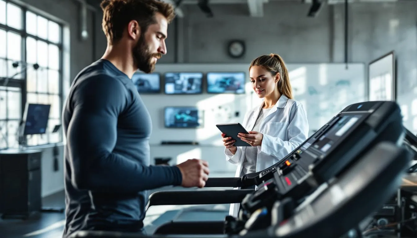 Editorial photograph representing the concept of sports science