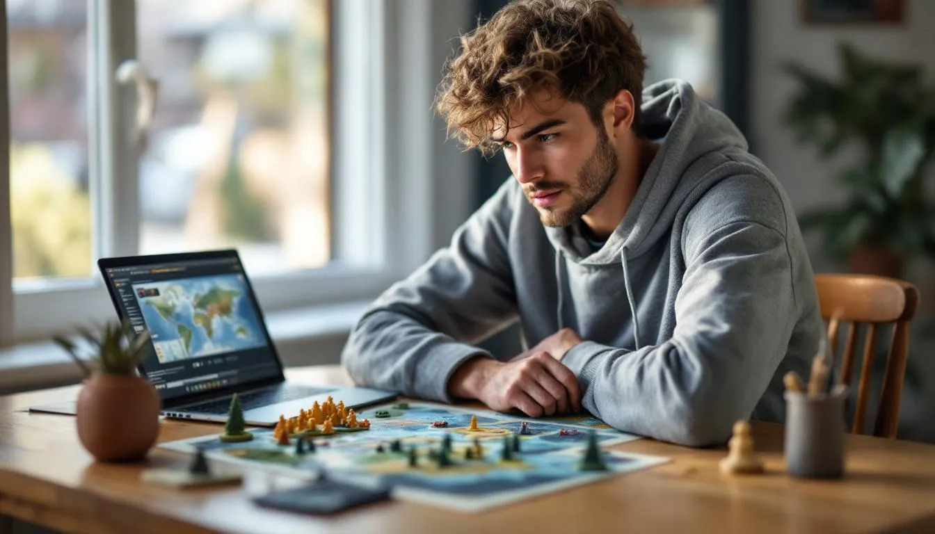 Editorial photograph representing the concept of strategy games