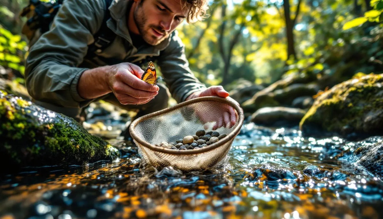 Editorial photograph representing the concept of stream ecology