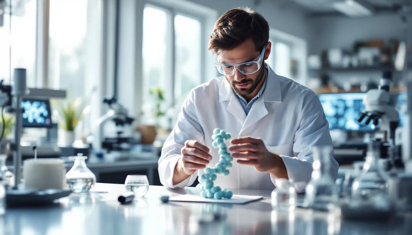 Editorial photograph representing the concept of structural biology