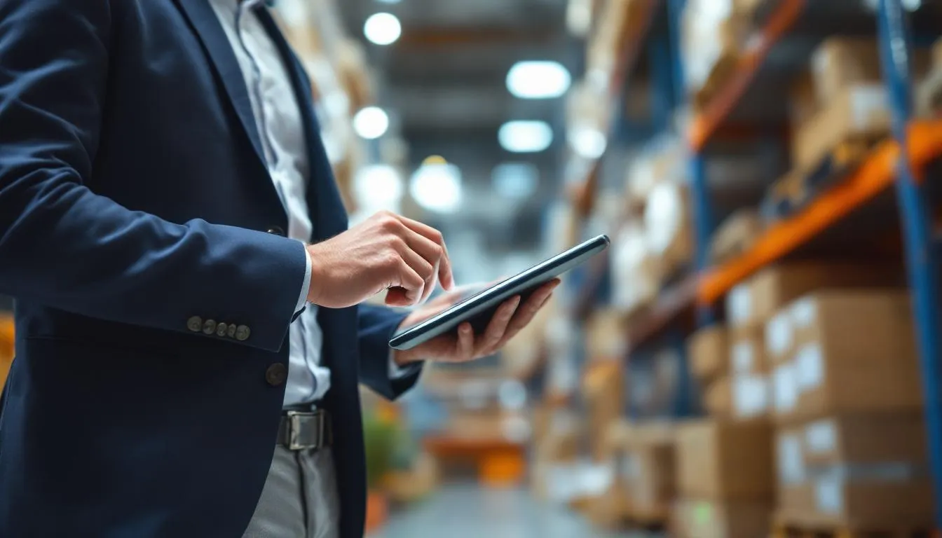 Editorial photograph representing the concept of supply chain management