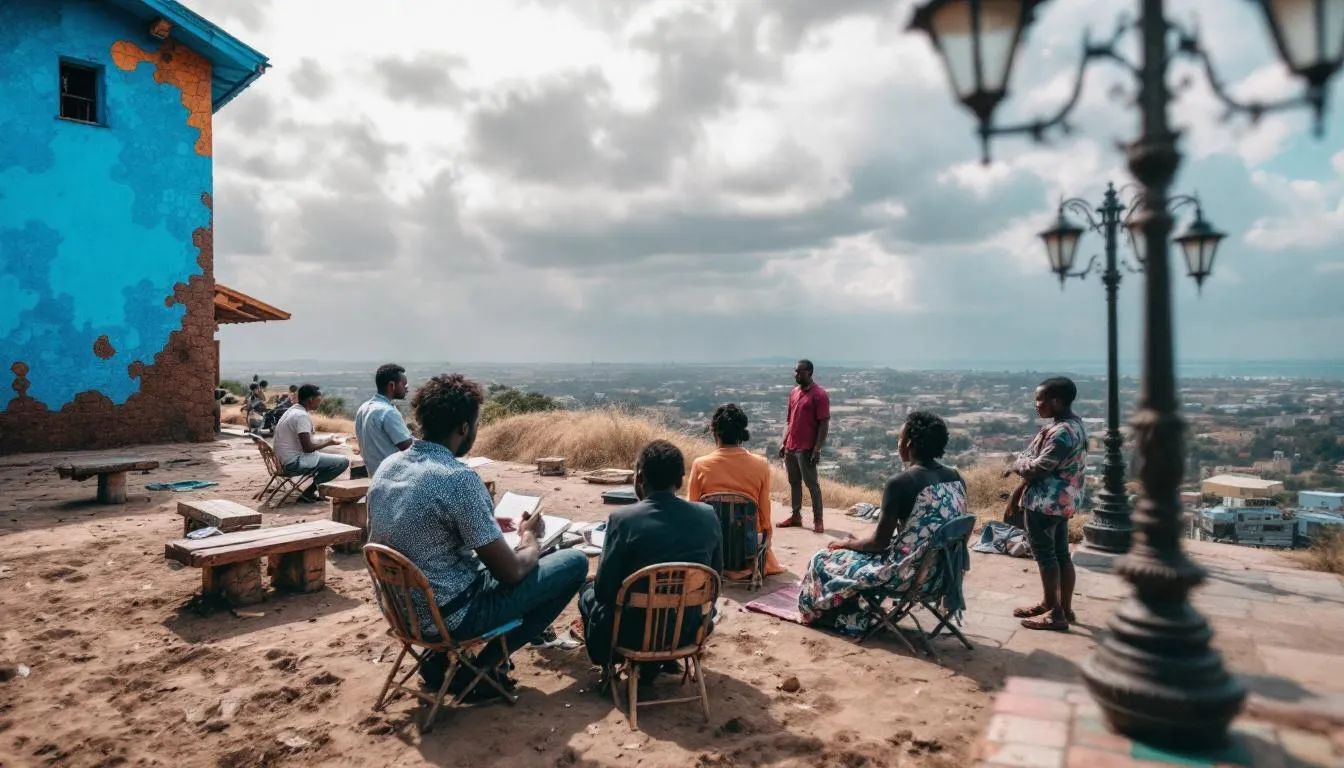 Editorial photograph representing the concept of swahili language