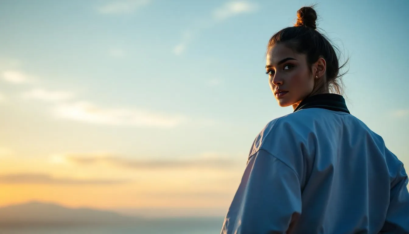 Editorial photograph representing the concept of taekwondo