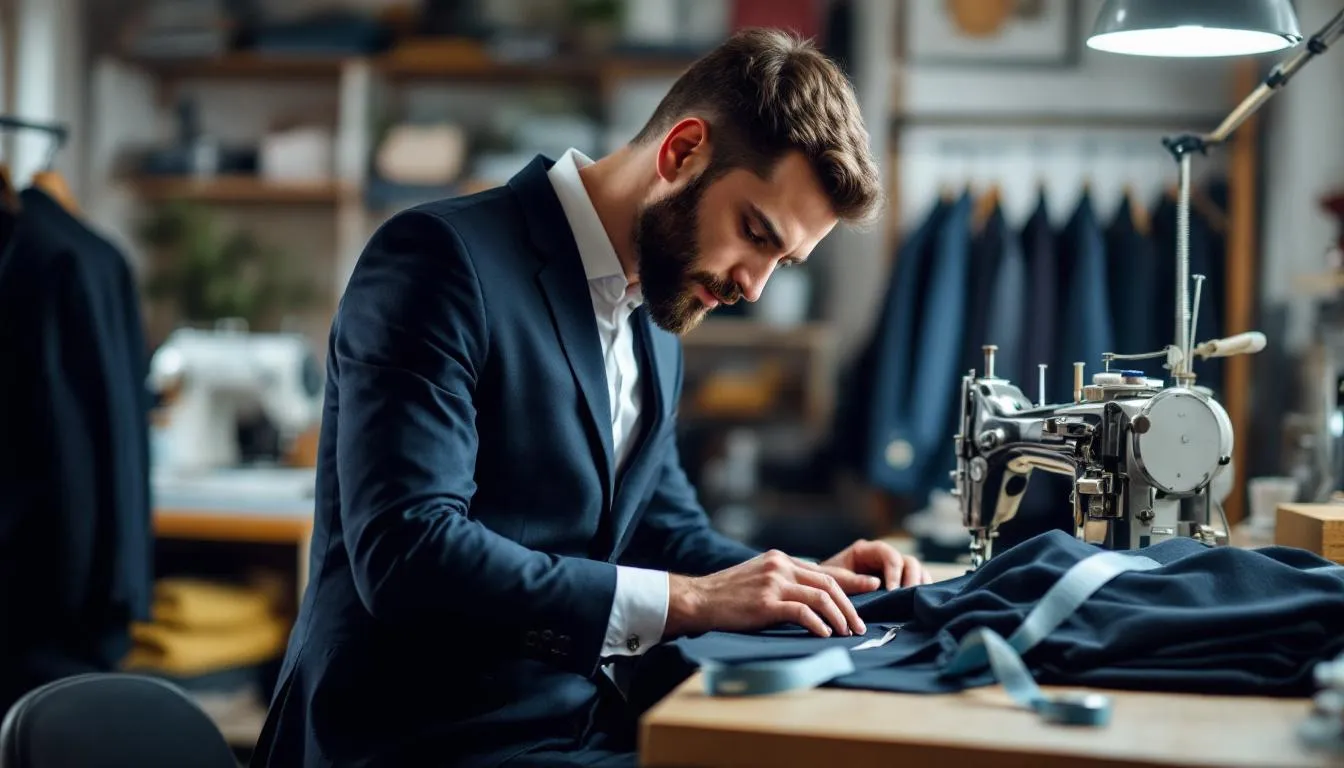 Editorial photograph representing the concept of tailoring
