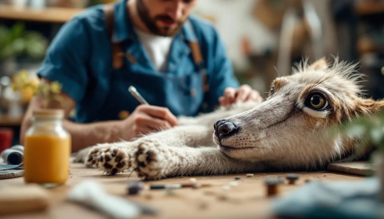 Editorial photograph representing the concept of taxidermy