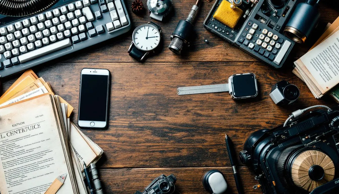 Editorial photograph representing the concept of the history of technology