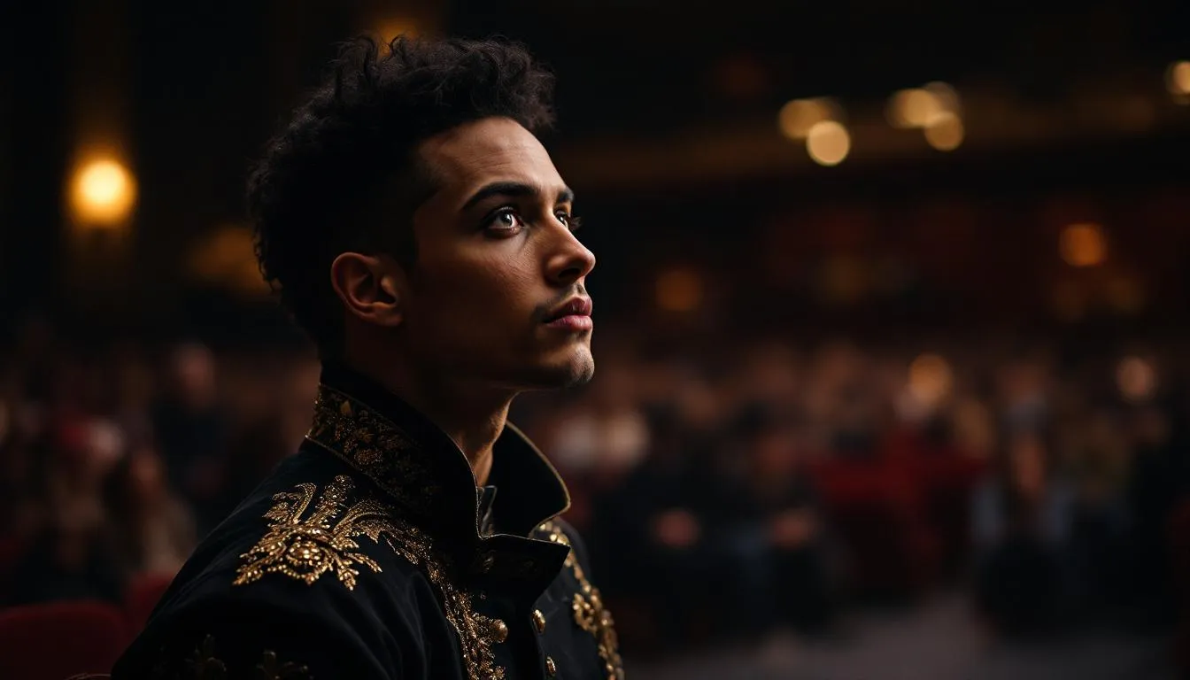 Editorial photograph representing the concept of theater arts