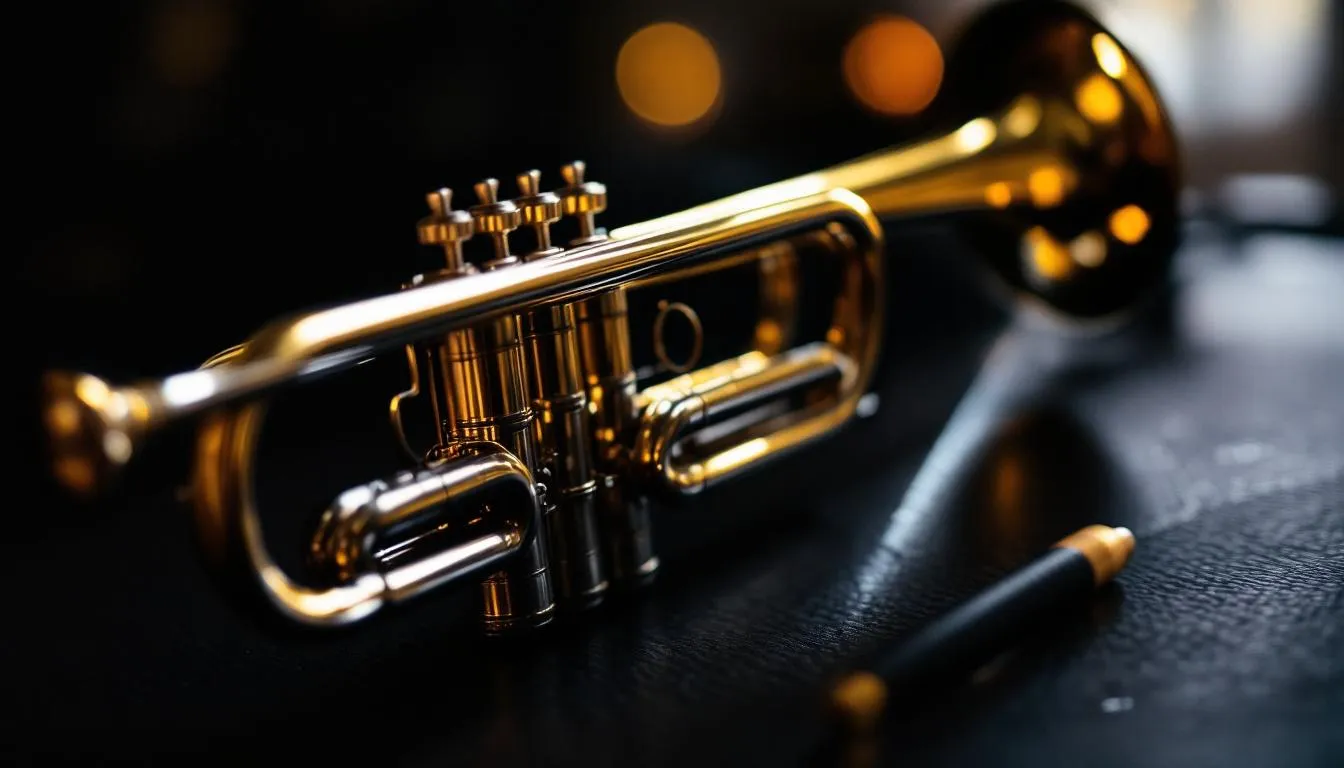 Editorial photograph representing the concept of trumpet