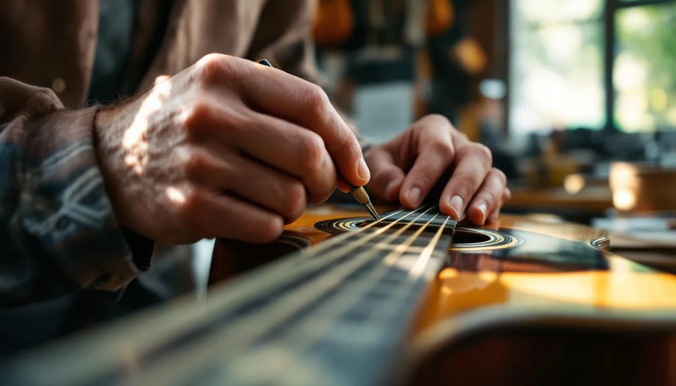 Editorial photograph representing the concept of tuning (instruments)