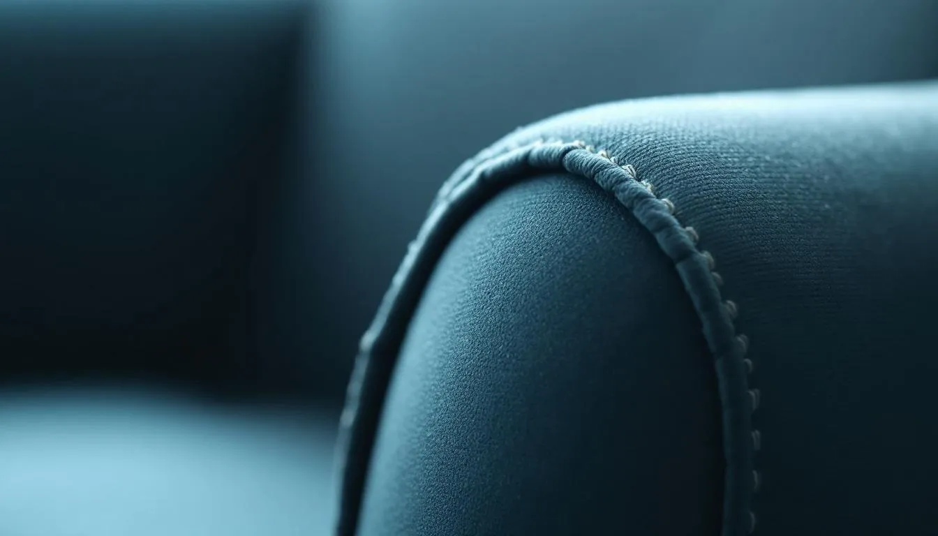 Editorial photograph representing the concept of upholstery