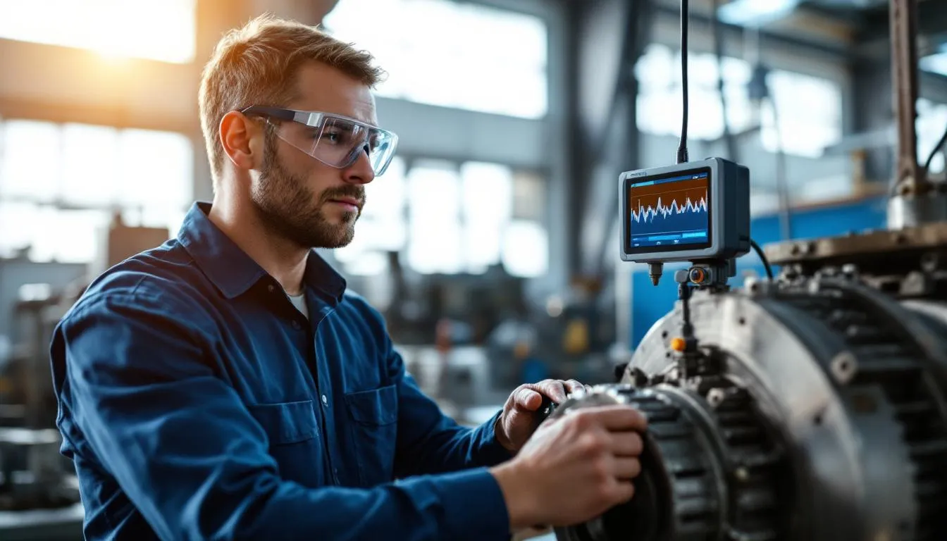 Editorial photograph representing the concept of vibration analysis