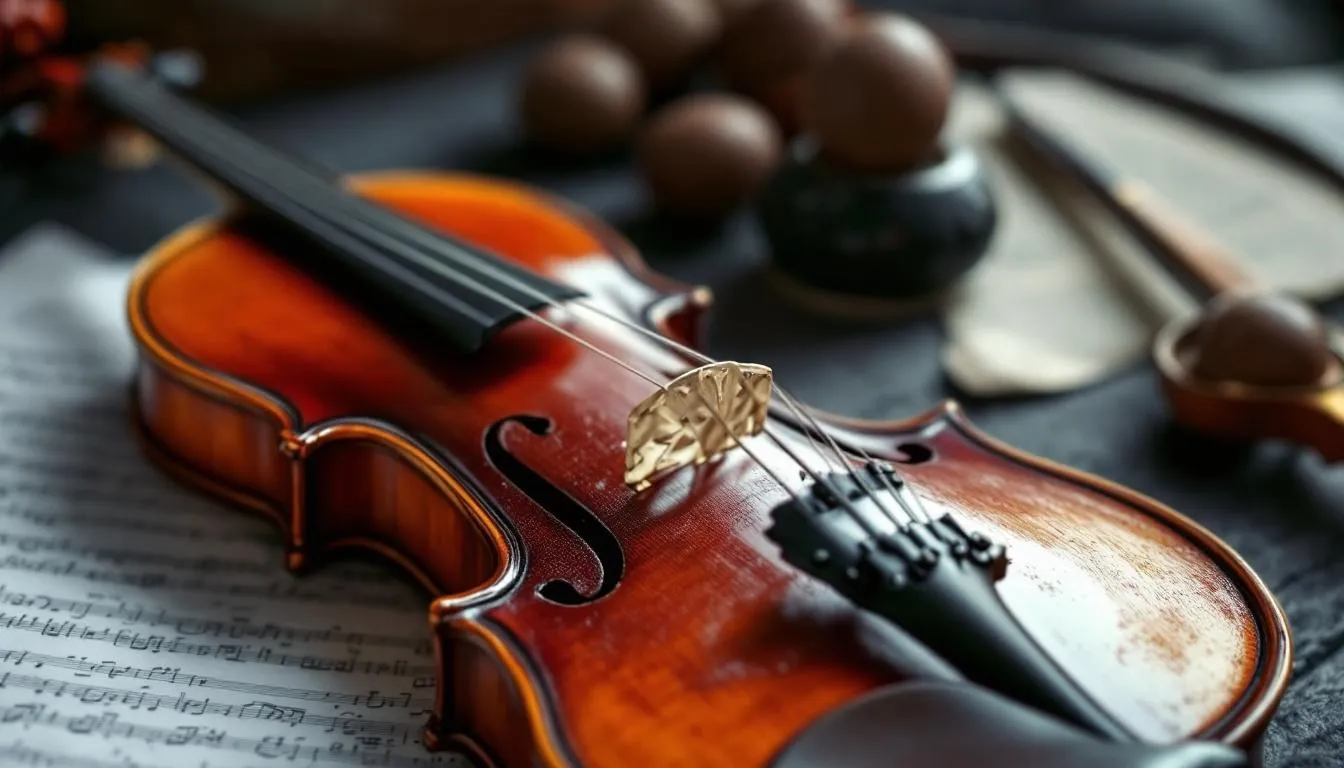 Editorial photograph representing the concept of violin