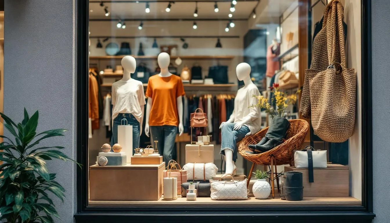 Editorial photograph representing the concept of visual merchandising