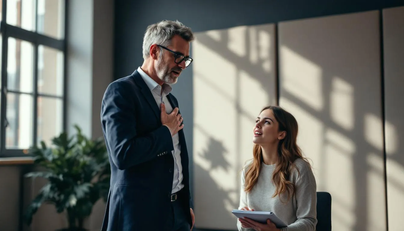 Editorial photograph representing the concept of vocal coaching