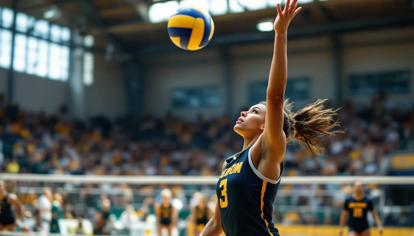Editorial photograph representing the concept of volleyball