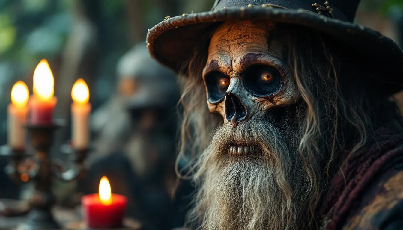 Editorial photograph representing the concept of voodoo