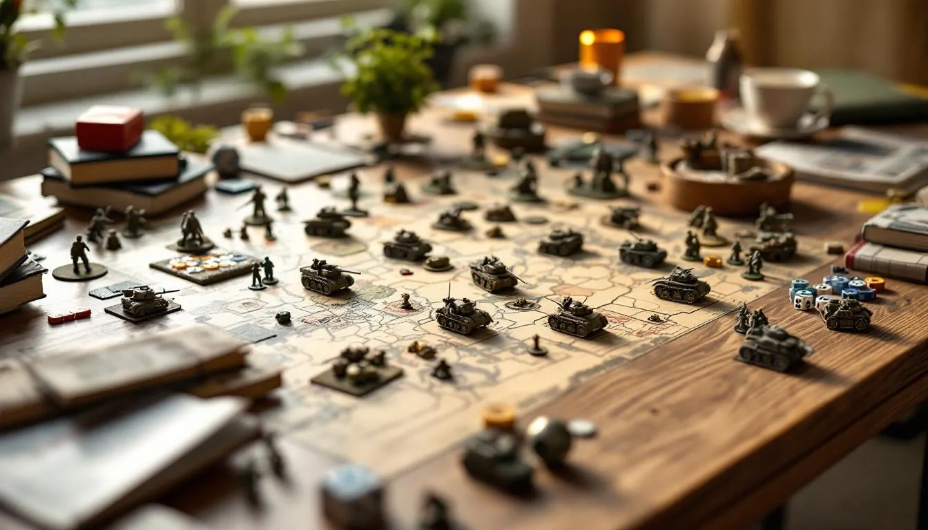 Editorial photograph representing the concept of wargaming