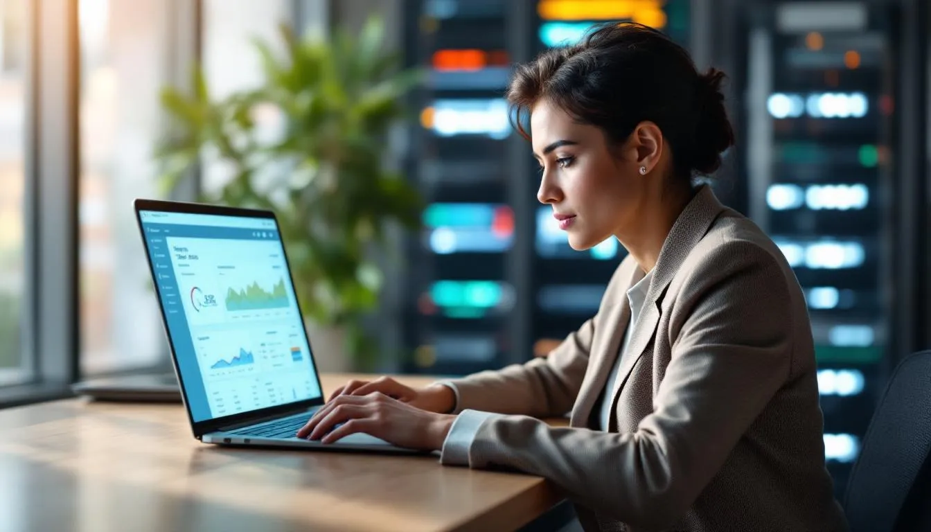 Editorial photograph representing the concept of web hosting