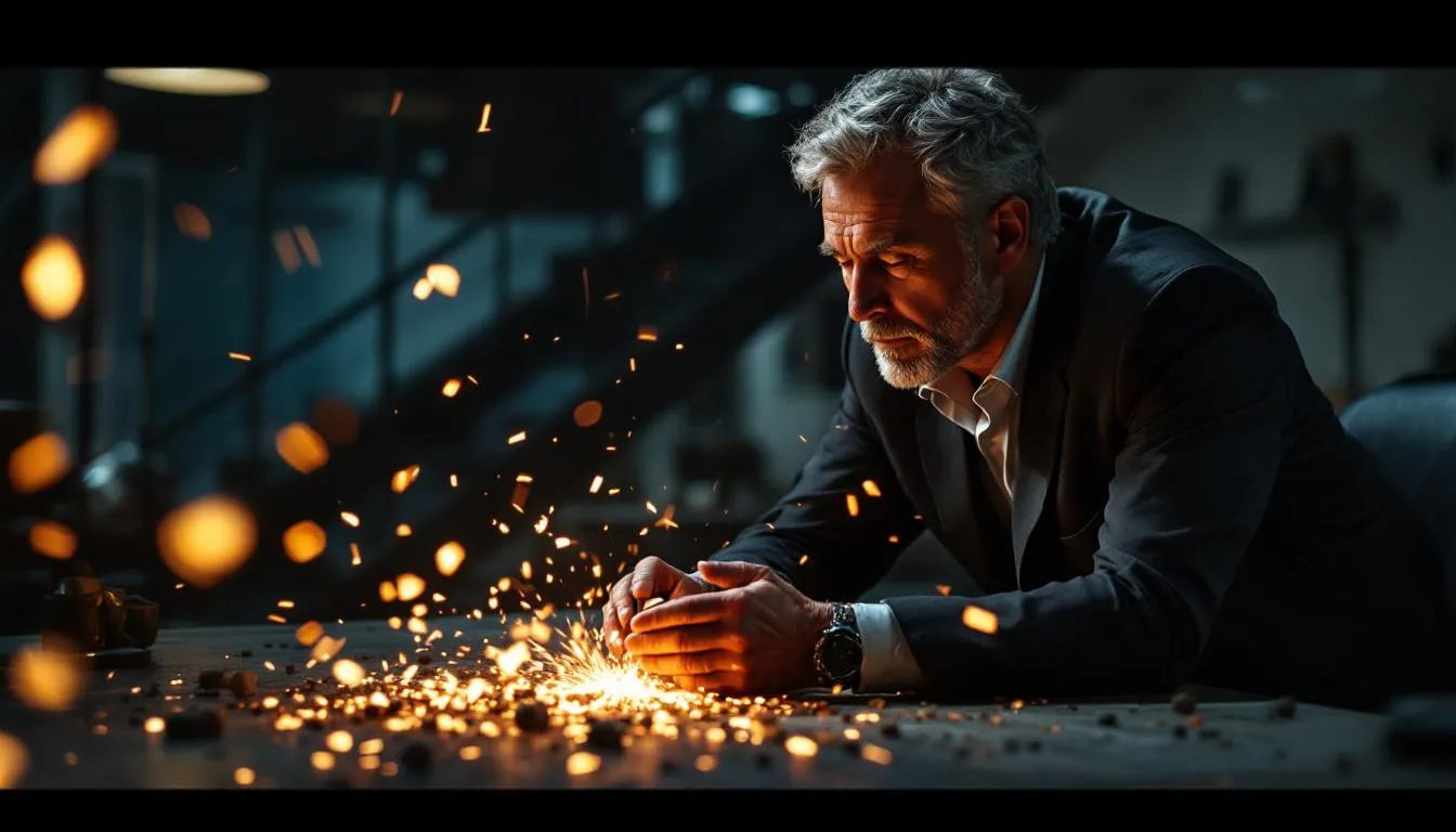 Editorial photograph representing the concept of weightlifting