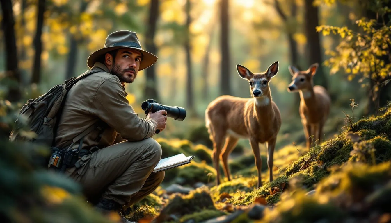 Editorial photograph representing the concept of wildlife biology