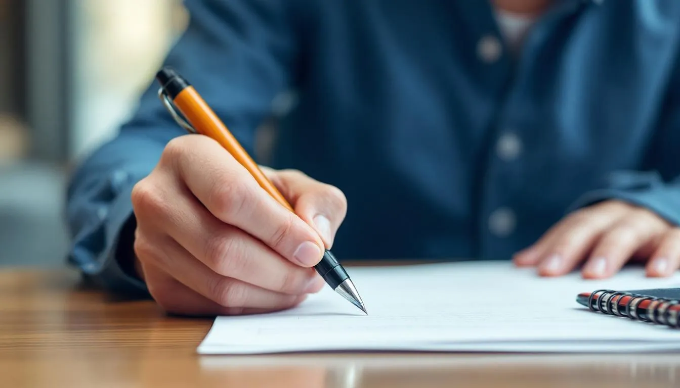 Editorial photograph representing the concept of writing