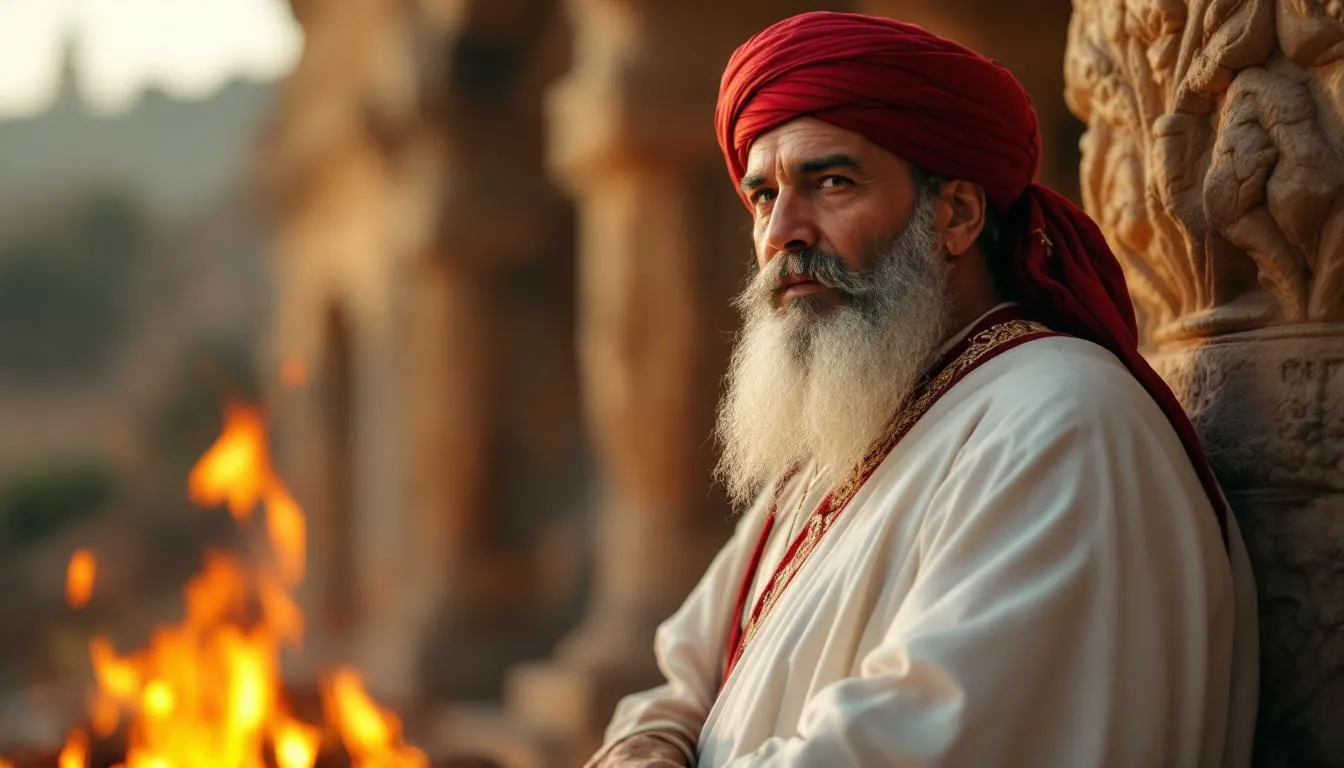 Editorial photograph representing the concept of zoroastrianism