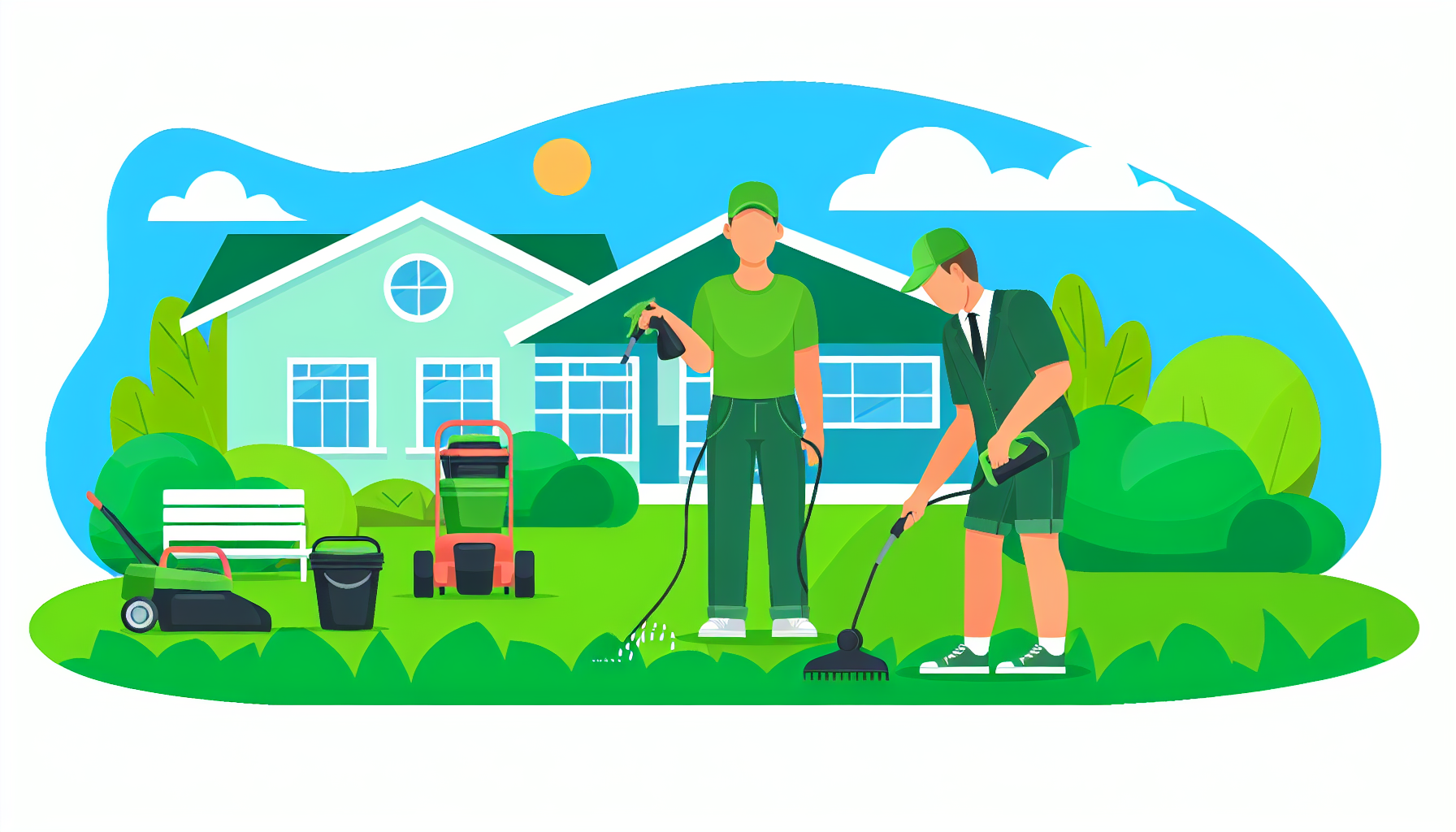 Lawn Care: A Comprehensive Guide to Maintaining a Lush Green Lawn - comprehensive visual guide and explanation